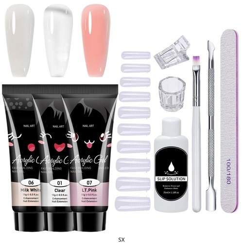 Top kit gel unghie poli - top,