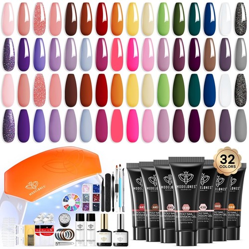 Kit gel unghie poly - poly, 32