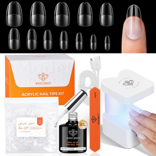 Kit gel unghie medio ovale - gel,
