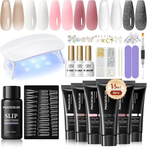 Kit unghie gel - peacecolor, 6