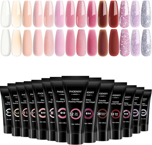 Poly nail gel kit - poly,