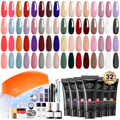 Kit gel unghie 133pz - gel, colori