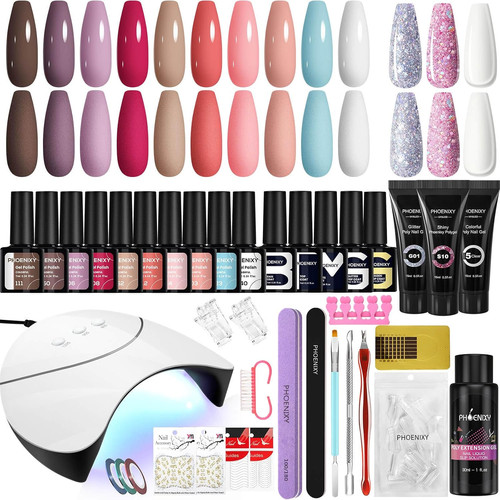 Set smalto gel con lampada - gel, u