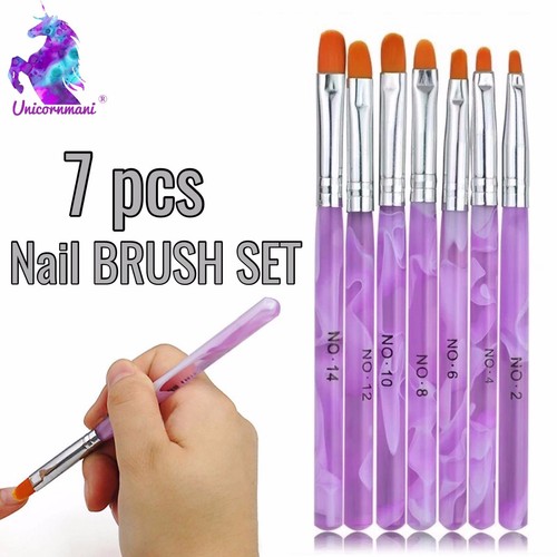Set pennelli unghie pezzi - set,