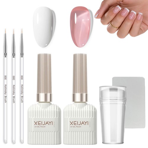 French manicure kit gelatina - french,