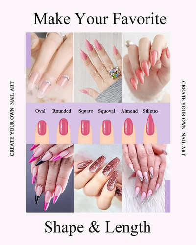 Poly nail gel kit - nail, kit,