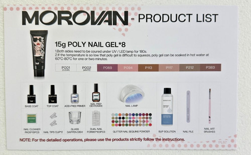 Kit unghie acrilico poly gel - kit,